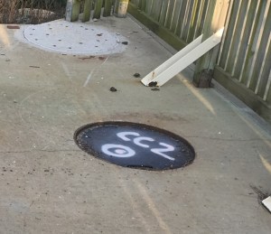 Hersheypark Survey Markings