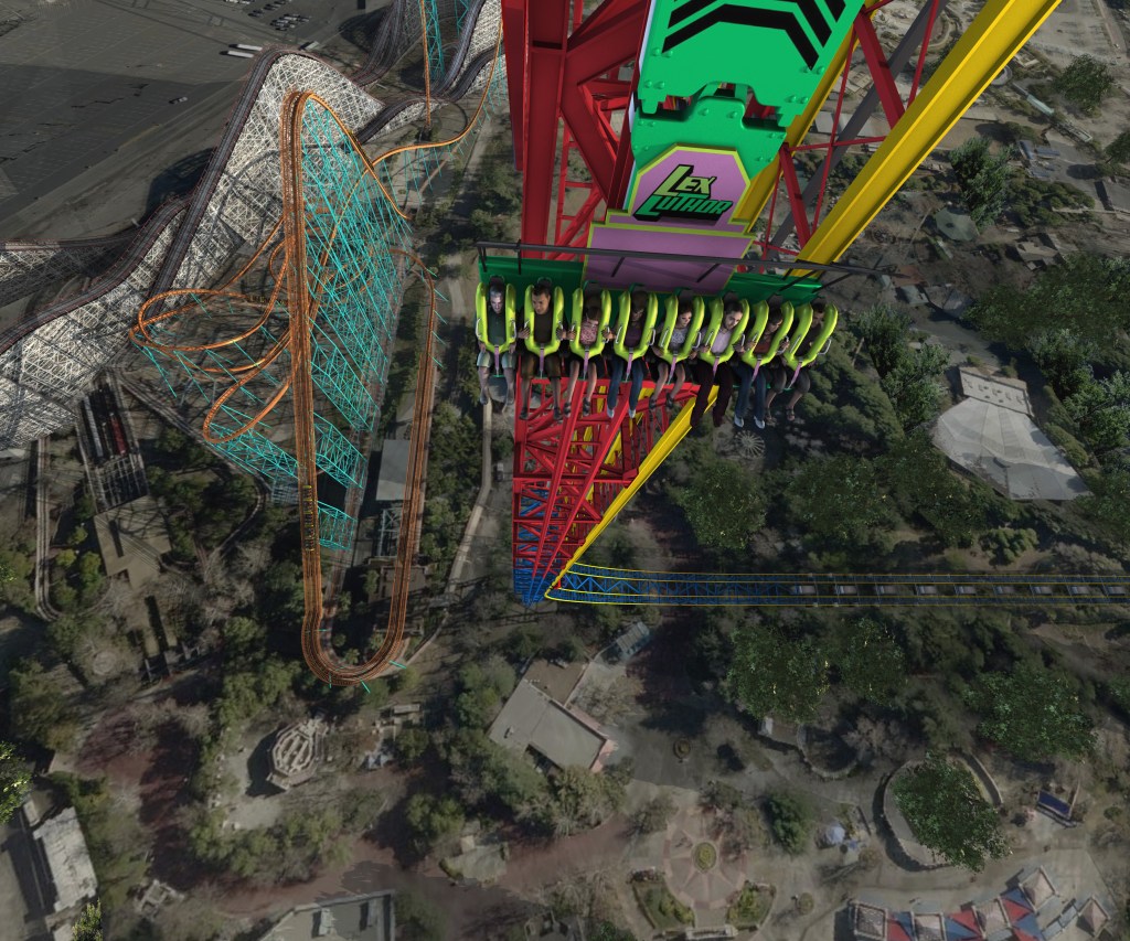 Magic Mountain Announces World’s Tallest Vertical Drop Ride in Lex Luthor Drop of&nbsp;Doom