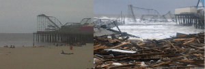 Casino Pier - Hurricane Sandy - Before & After