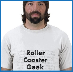 Roller Coaster Geek TShirt