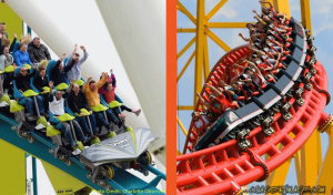 Fury 325 vs Intimidator 305 - Giga Roller Coaster Showdown