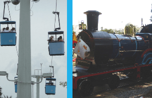 Sky Rides vs Trains | Theme Park&nbsp;Showdowns