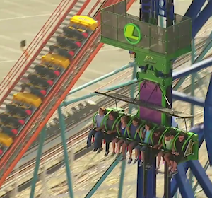 Lex Luthor Drop of Doom - Six Flags Magic Mountain