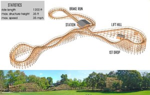Quassy's 2011 Gravity Group Wooden Coaster