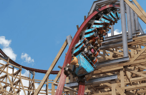 Twisted Timbers Roller Coaster 2018 - Kings Dominion