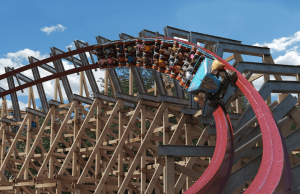 Twisted Timbers - Kings Dominion 2018 Roller Coaster