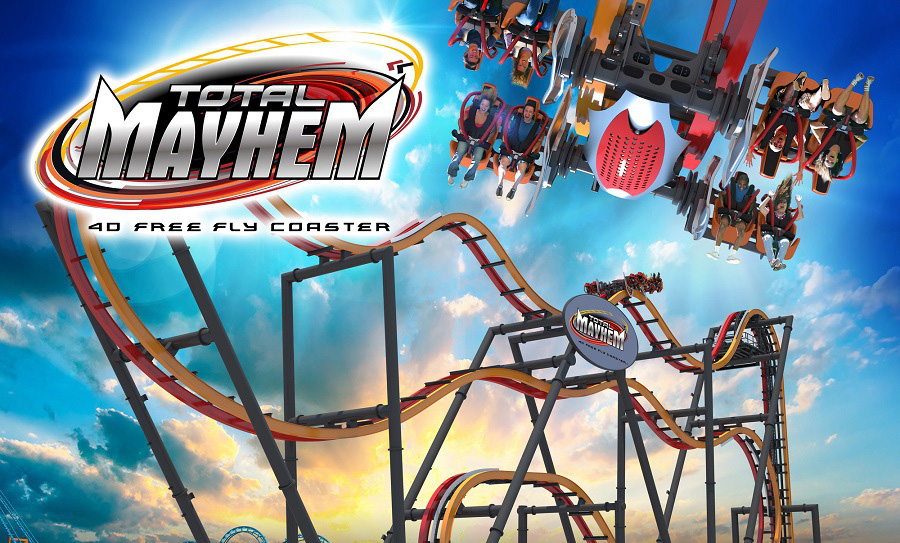 Six Flags Great Adventure’s Total Mayhem Roller&nbsp;Coaster