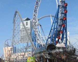 Thunder Dolphin Roller Coaster - Tokyo