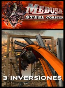 Medusa Steel Coaster Loops - Six Flags Mexico - 2014