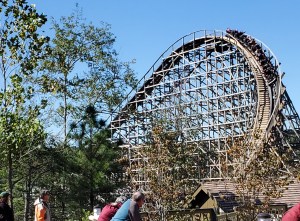 Thunderhead Roller Coaster - Dollywood - First Drop