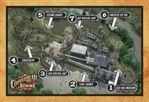 Copperhead Strike - Carowinds - Roller Coaster - Layout and Features