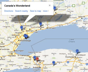 2012 Theme Park Travel Plans