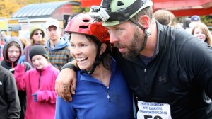 Bert Carries His Wife in Wife Carrying Competition