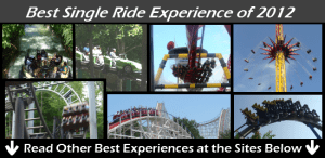Best Single Ride Experience of 2012