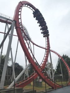 Vortex - Carowinds Roller Coaster - Loop