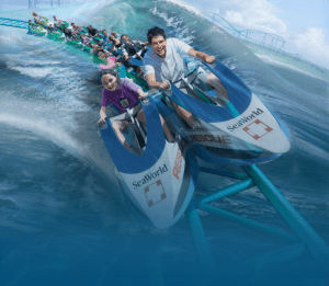 Wave Breaker Rescue Roller Coaster - SeaWorld San Antonio