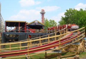 Texas Giant Leaves the Station