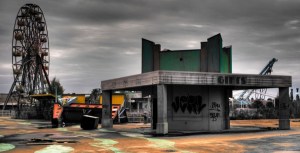 Abandoned Six Flags New Orleans