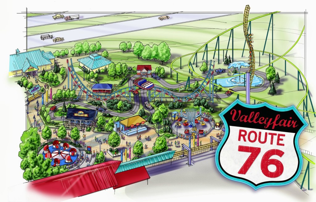 Valleyfair Adding Route 76 – A New Area & Family&nbsp;Ride