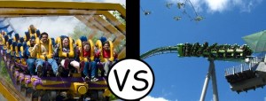 Bizarro Six Flags Great Adventure vs Hulk Islands of Adventure