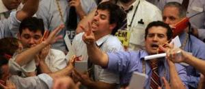 Stock Market Floor - Traders