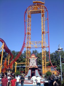 Dare Devil Dive at Six Flags Over Georgia