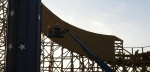 Gold Striker Tunnel - Californias Great America - Roller Coaster