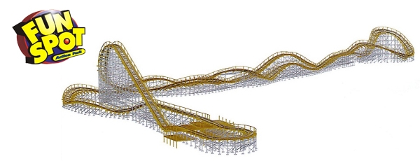White Lightning Wooden Roller Coaster Coming to Fun Spot Action Park