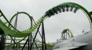 Green Lantern at Six Flags Great Adventure