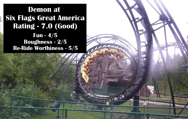 Demon at Six Flags Great America - Ratings Reviews