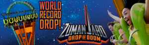 Zumanjaro Drop - Worlds Tallest Drop Ride - Six Flags Great Adventure