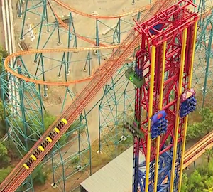 Lex Luthor Drop of Doom - Six Flags Magic Mountain